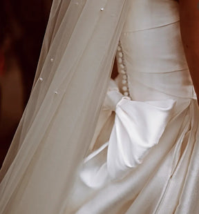 Tulle Perlé Ivoire - Sultan