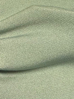 Crêpe extensible en polyester vert sauge - Roumanie