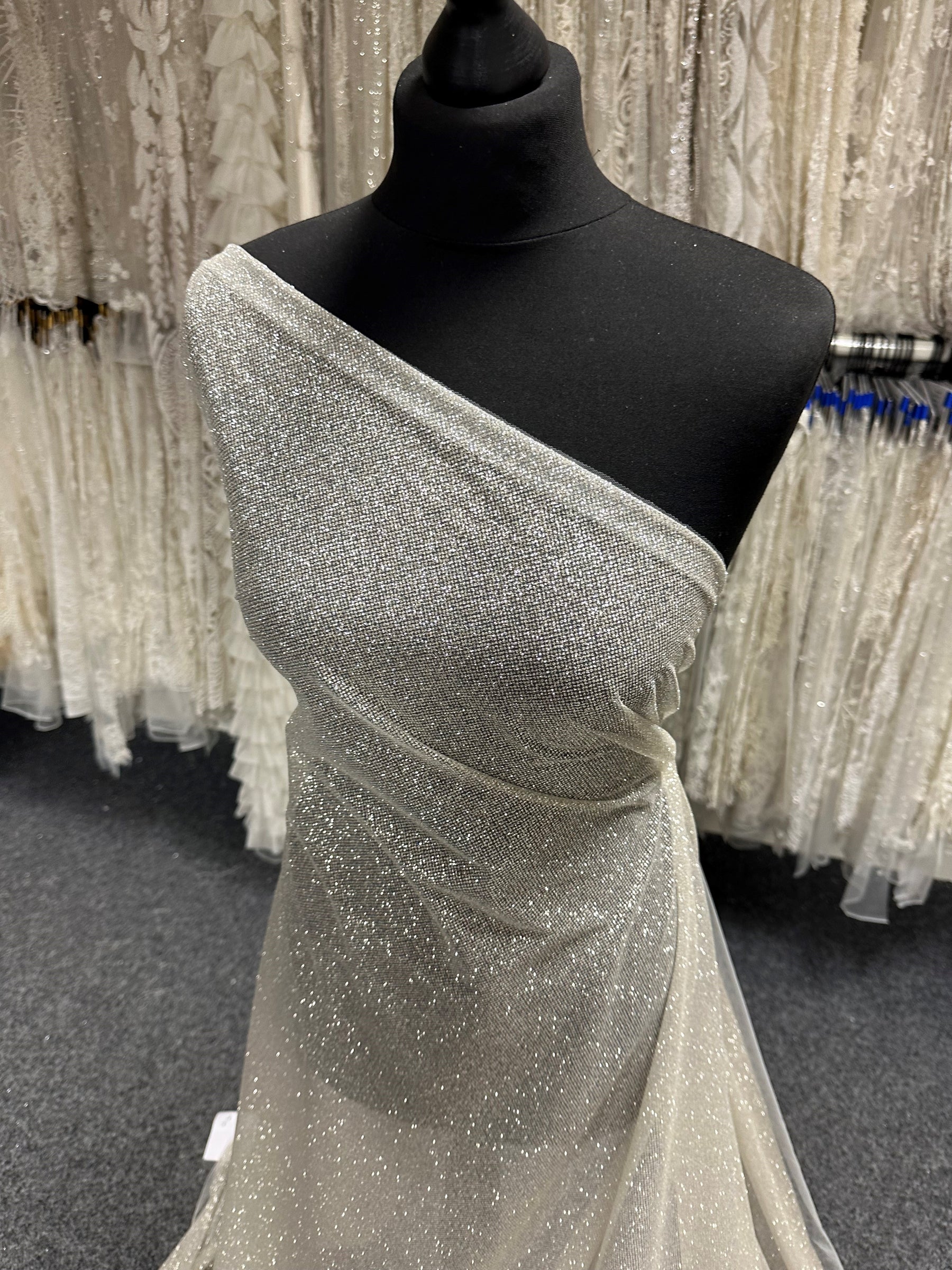 Tulle pailleté ivoire - Salute