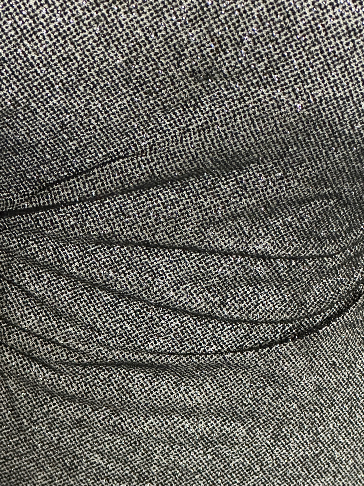 Tulle noir pailleté - Récupération