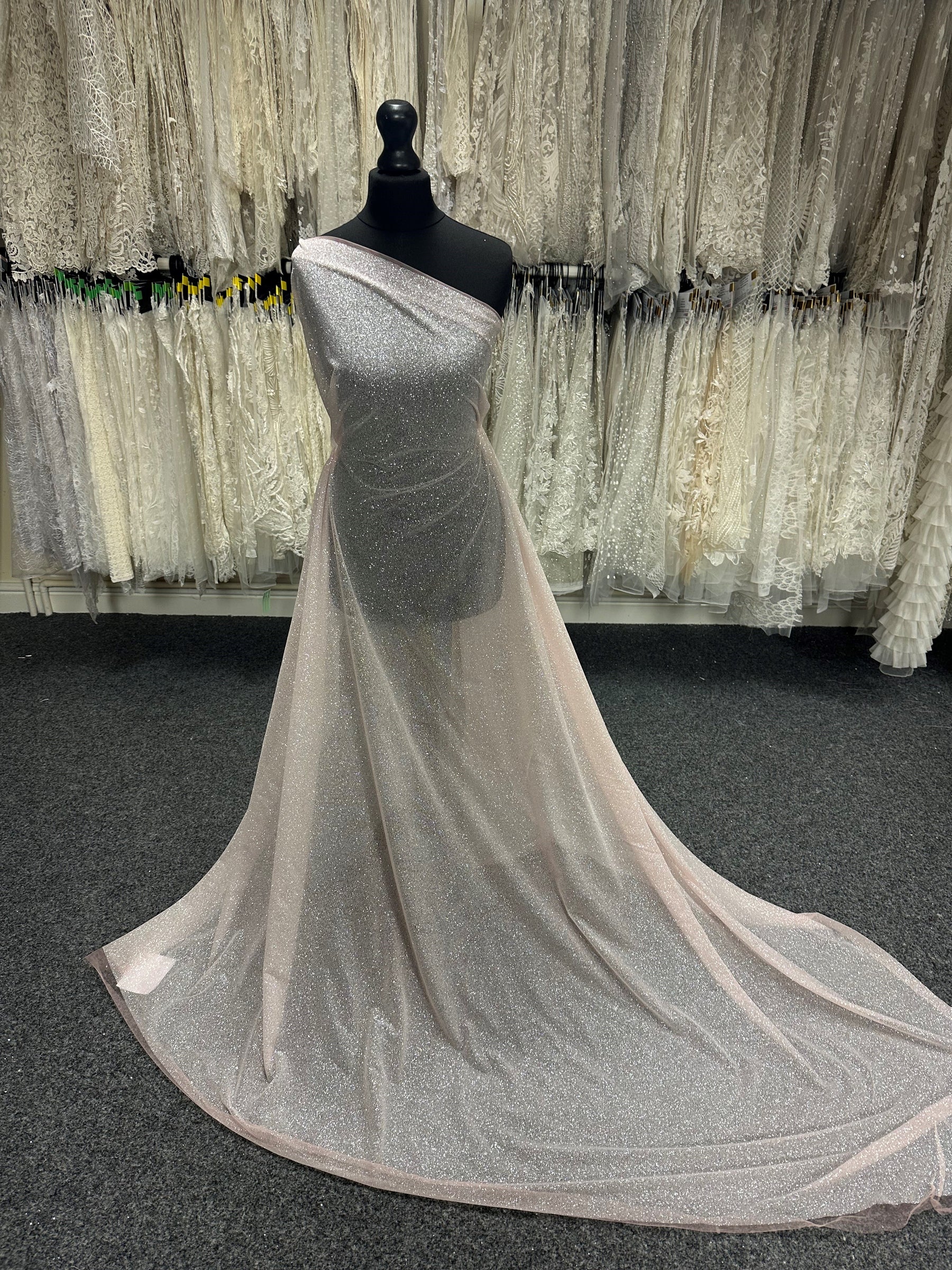 Tulle nu pailleté - Brillant