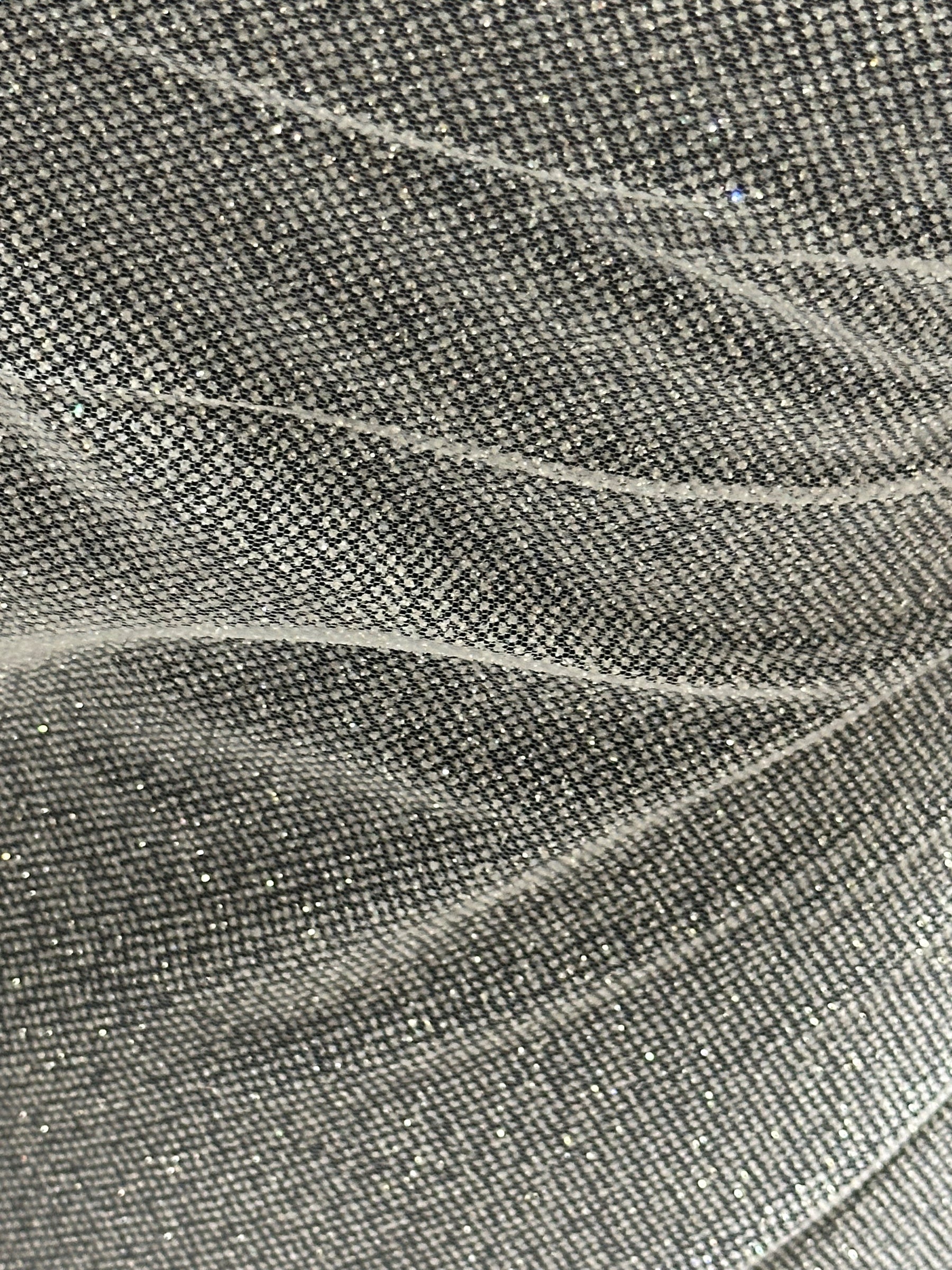 Tulle blanc pailleté - Récupération