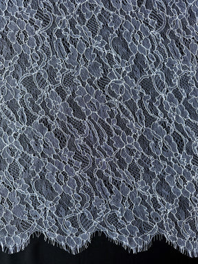Dentelle de Chantilly blanche - Samantha