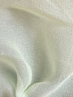 Georgette de soie embrun marin - Shimmer
