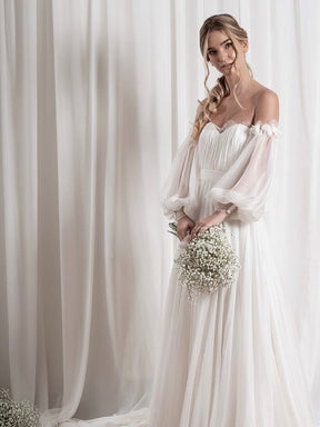 Georgette Polyester Ivoire - Silhouette