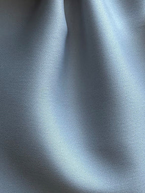 Silver Polyester Stretch Satin - Uganda