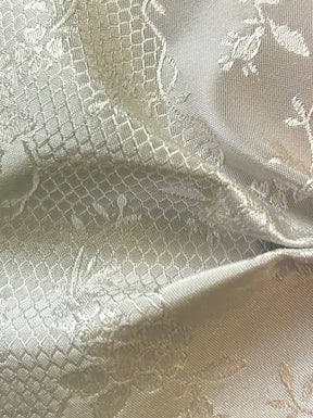 Tissu Jacquard Argenté - Anvers