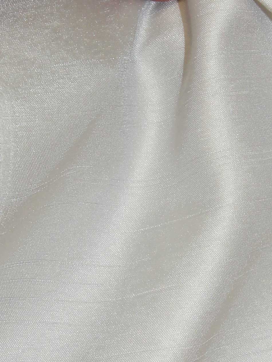 Dupion en satin de polyester argenté - Clarté