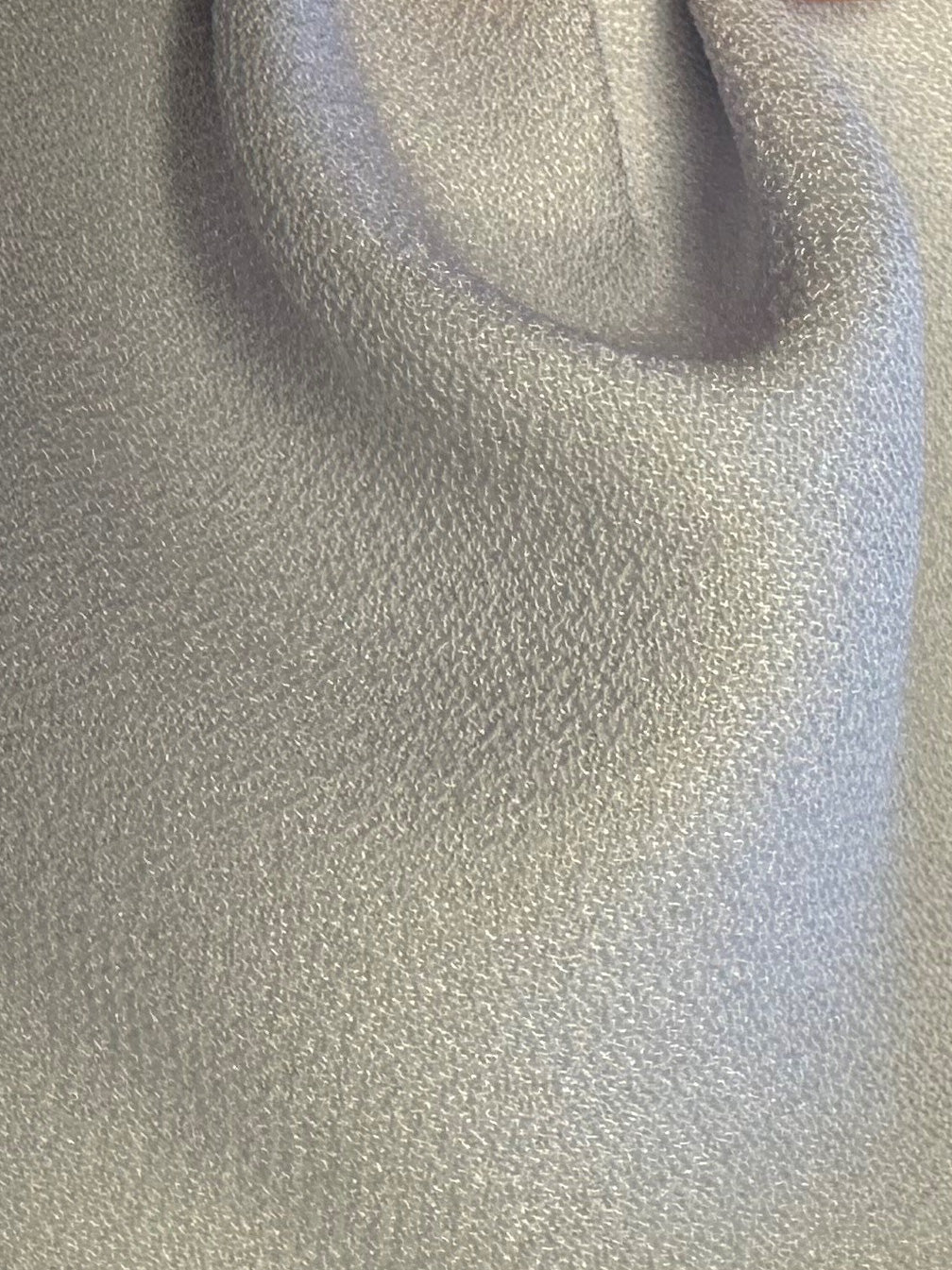 Crêpe polyester argenté avec envers satiné - Népal