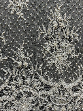 Dentelle Perlée Ivoire - Sincère
