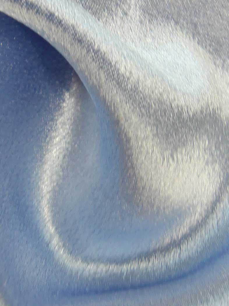 Satin Crêpe Polyester Bleu Ciel - Desire