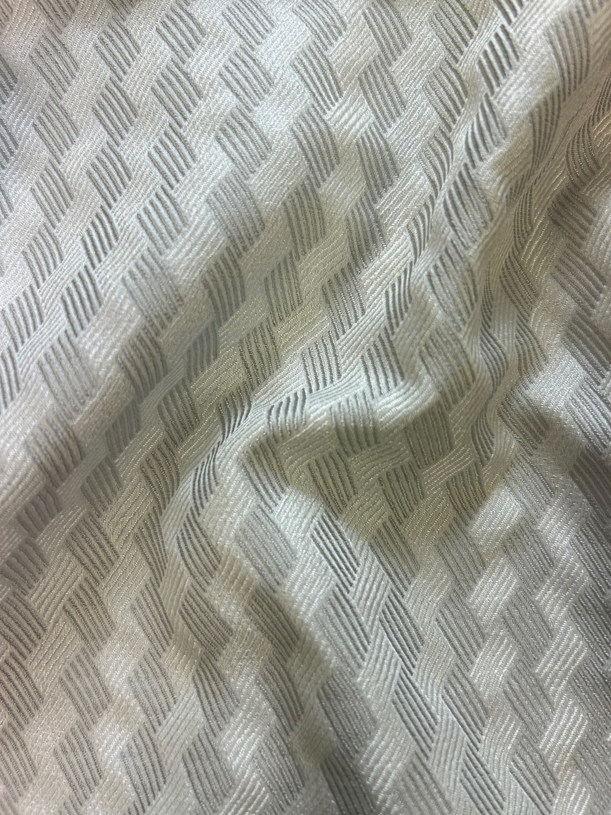 Tissu pour gilet argenté - Sorrento