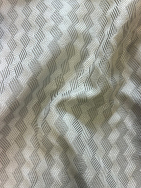 Tissu pour gilet argenté - Sorrento