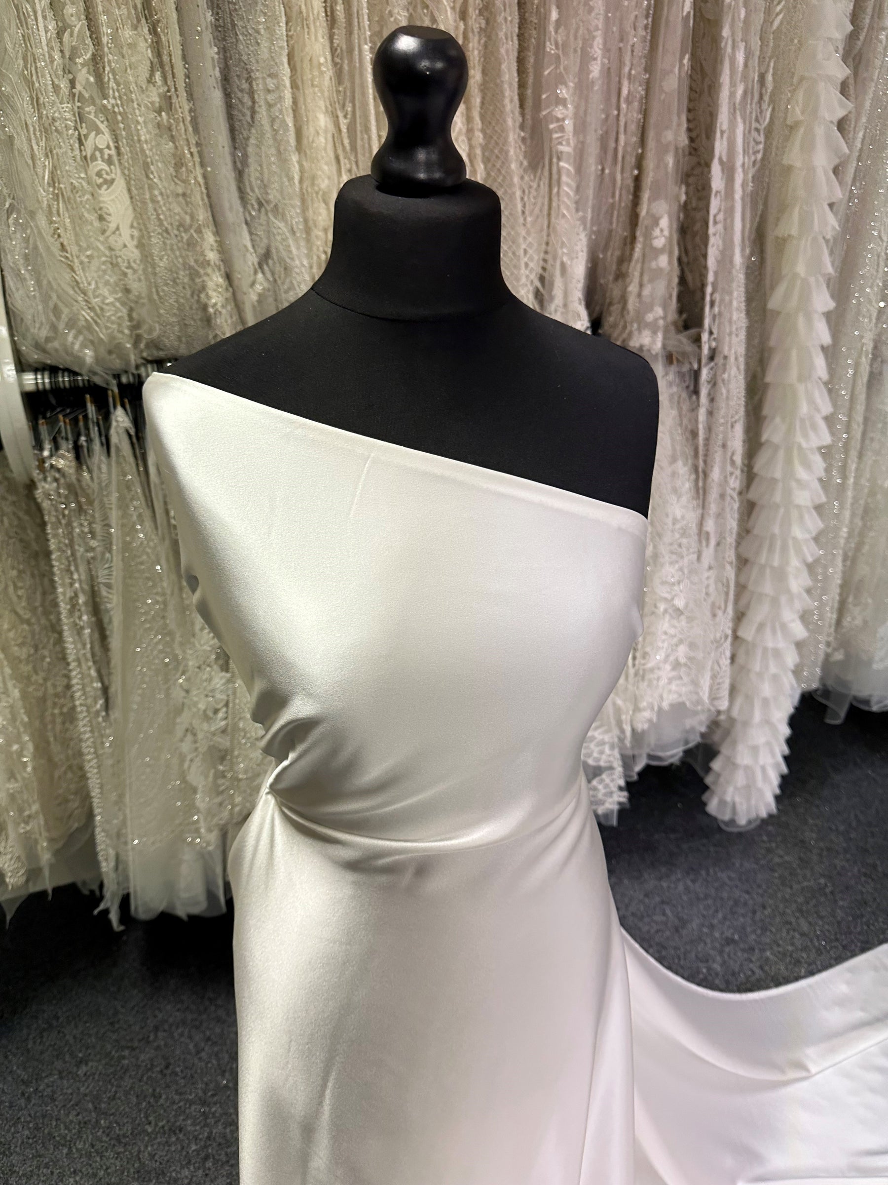 Satin de Soie Ivoire - St Tropez