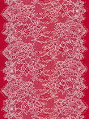 Bordure en dentelle vanille - T807