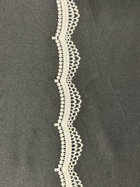 Galon de dentelle ivoire - T938