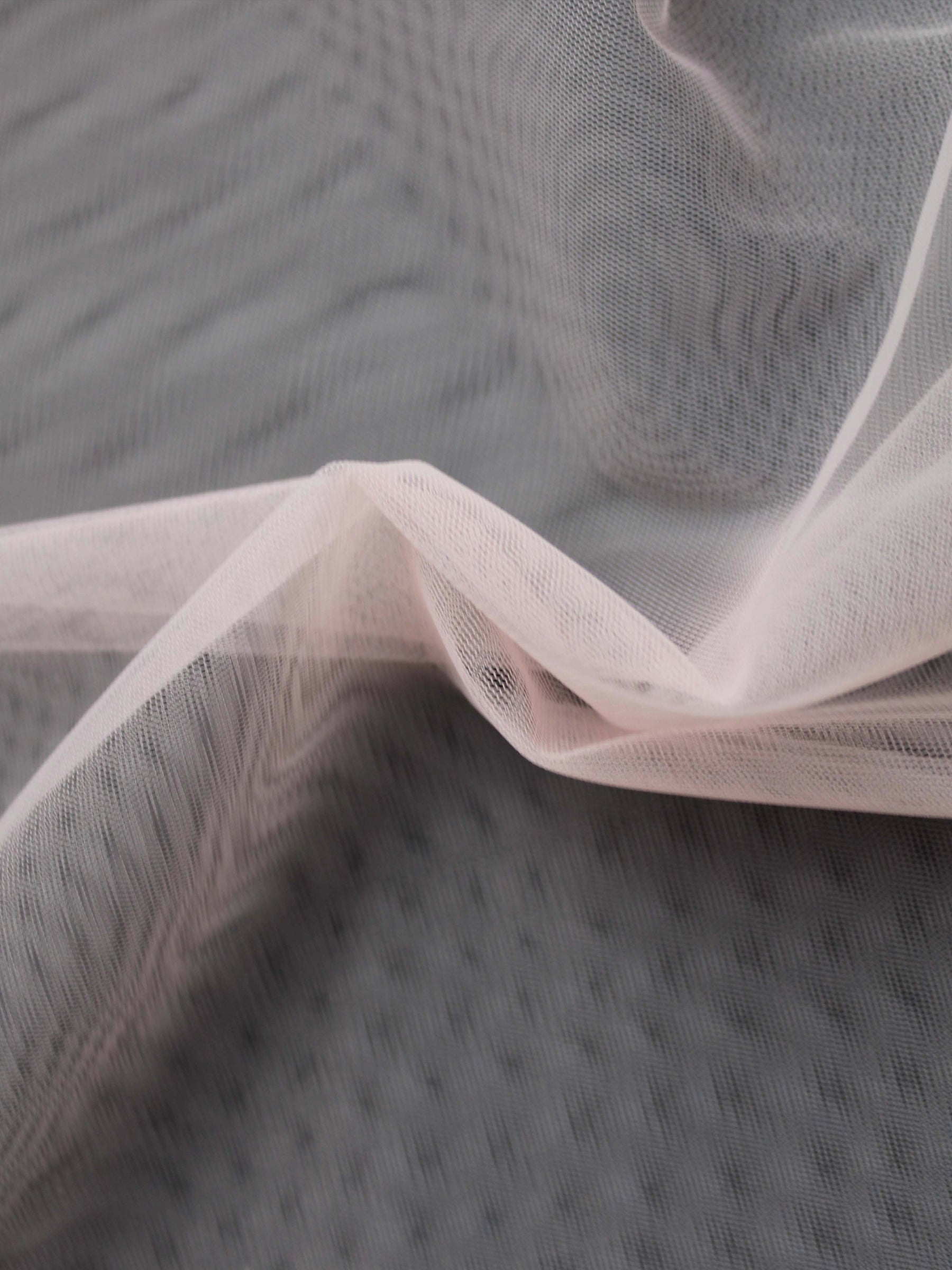 Tulle extensible rose poudré - TU0003