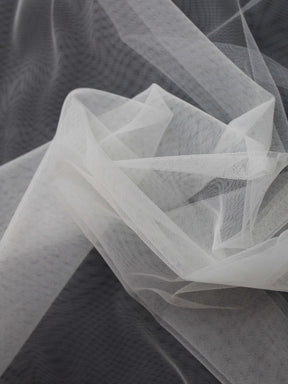 Tulle extensible ivoire standard - TU0003