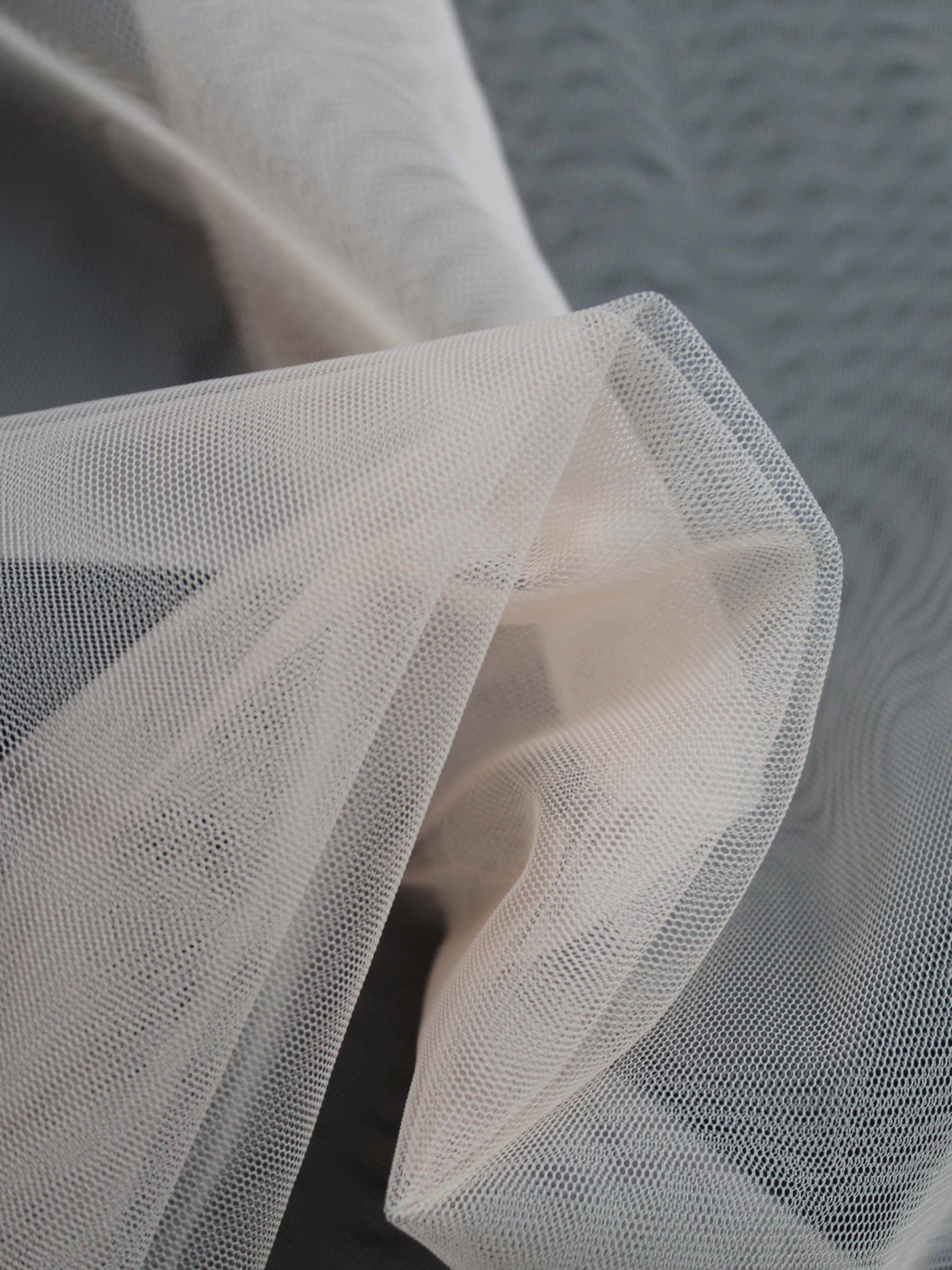 Tulle extensible corail clair - TU0003