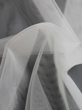 Tulle extensible ivoire clair - TU0003