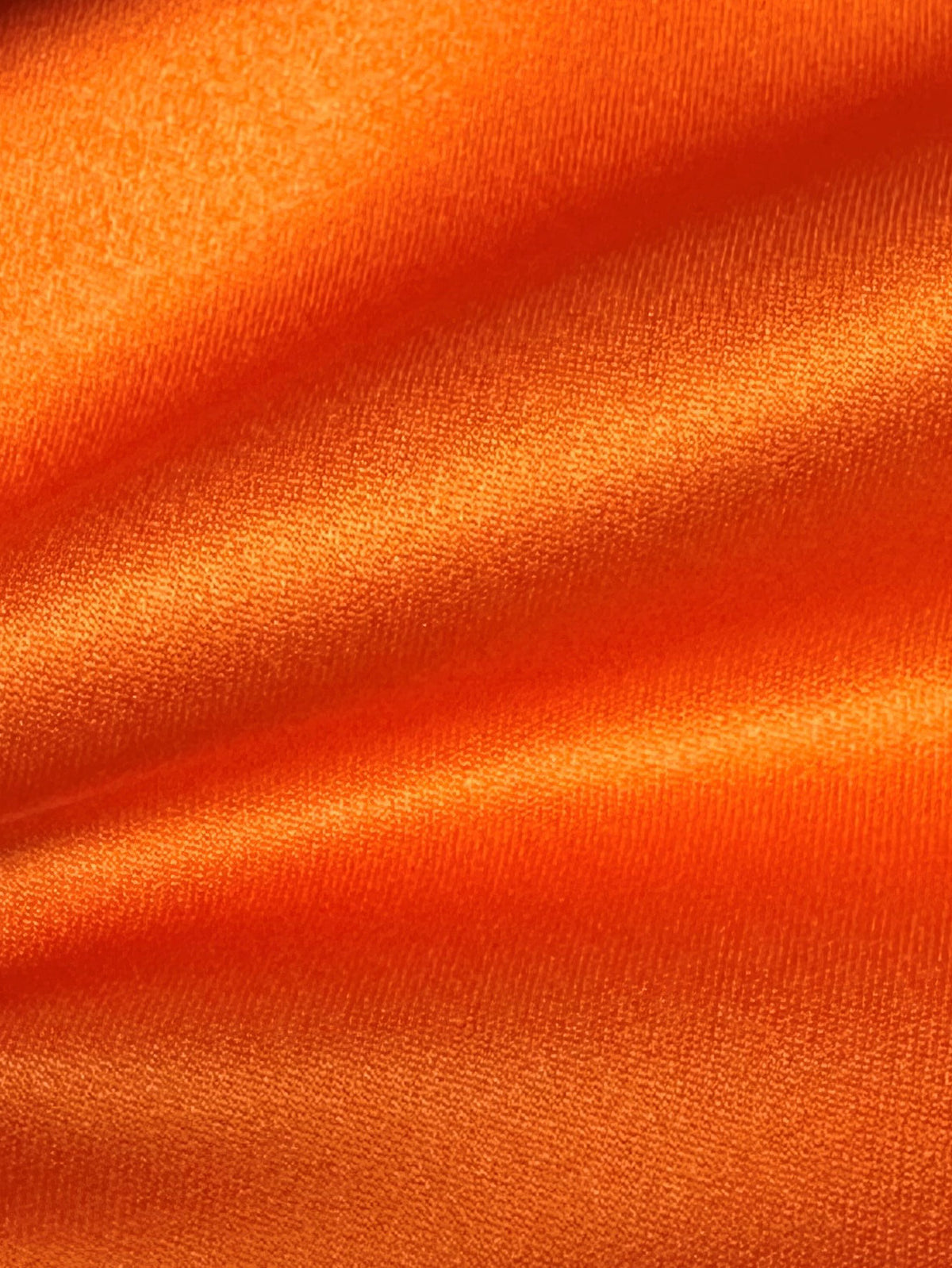 Satin de polyester mandarine - Canada