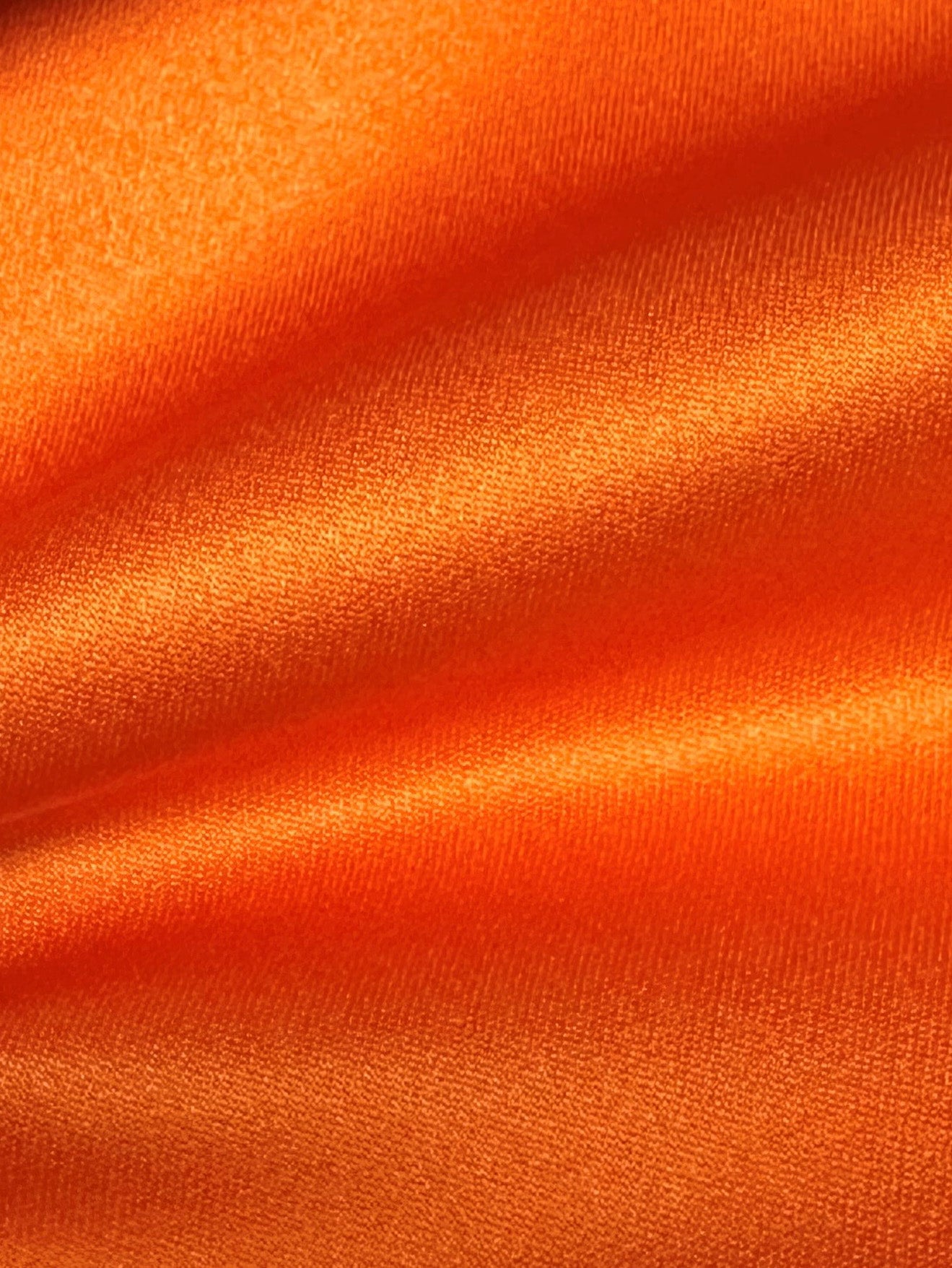 Satin de polyester mandarine - Canada