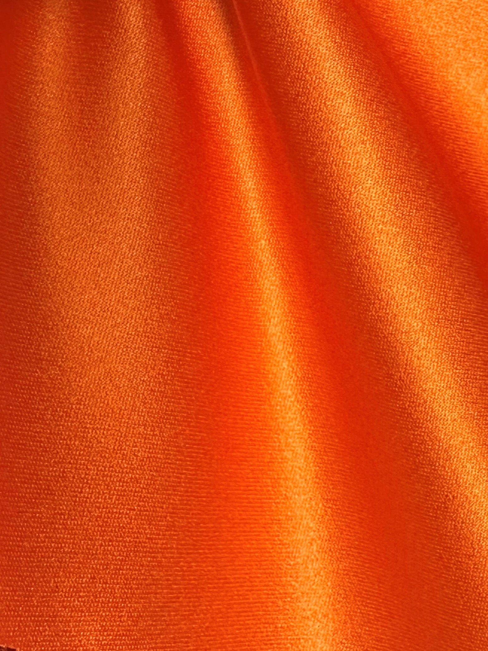 Satin de polyester mandarine - Canada