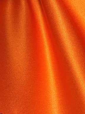 Satin de polyester mandarine - Canada