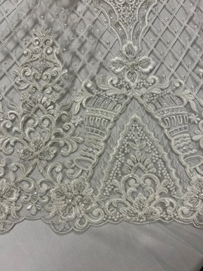 Dentelle brodée ivoire - Taylor
