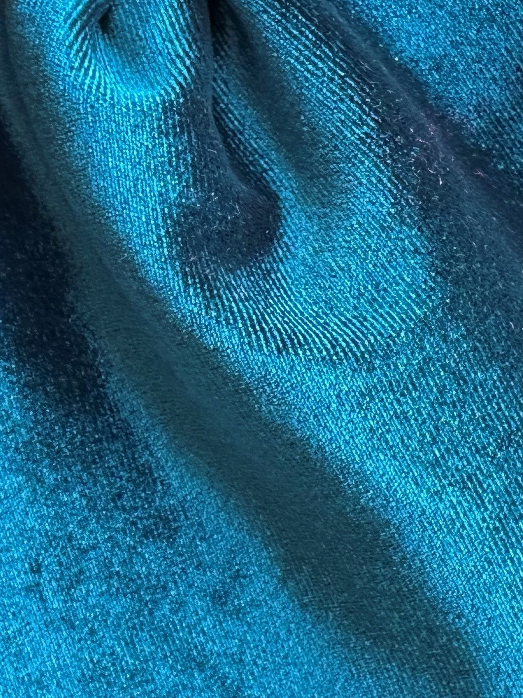 Teal Stretch Silk Velvet - Cozy