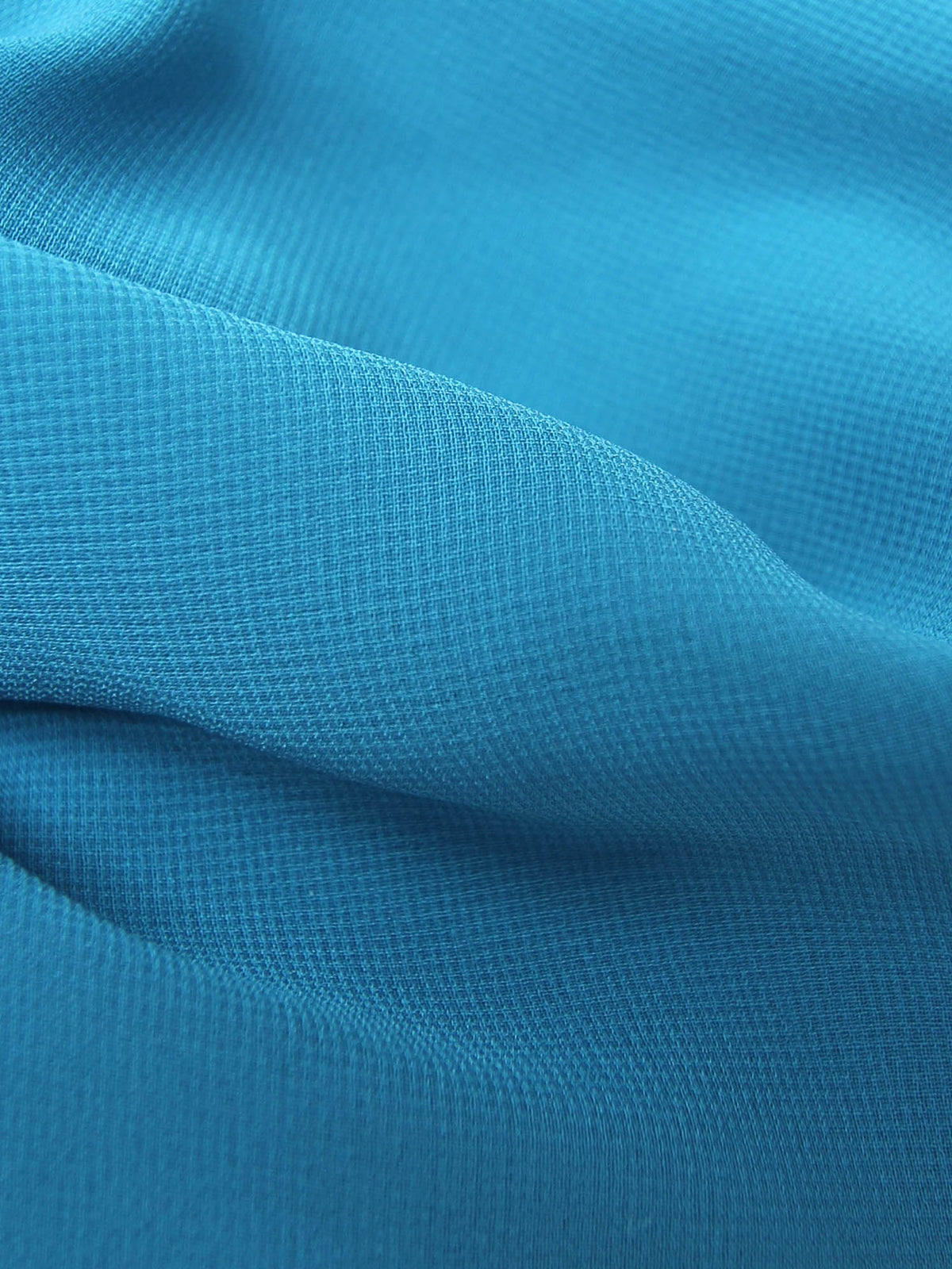 Tissu Mousseline de Polyester Bleu Sarcelle - Serendipity