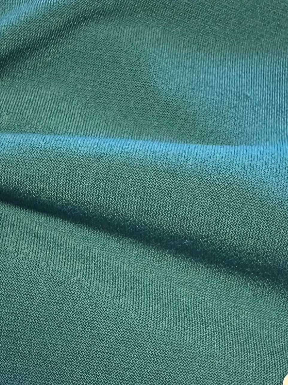 Teal Polyester Stretch Jersey - Romania