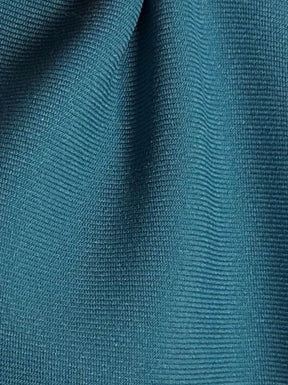 Teal Recycled Polyester Twill - Restate
