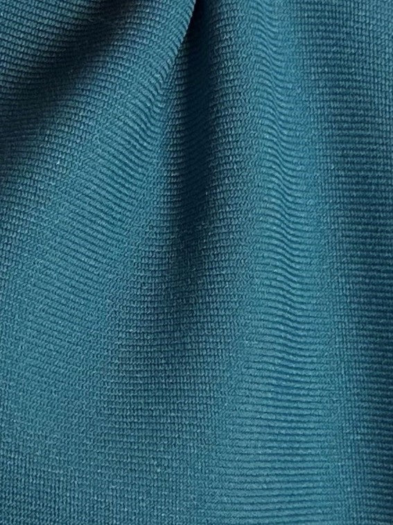 Teal Recycled Polyester Twill - Restate