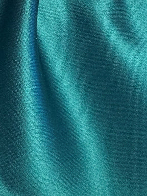 Satin de polyester vert sarcelle - Canada