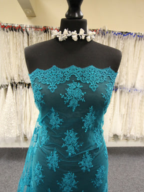 Dentelle torsadée bleu sarcelle - Janis