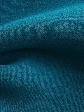 Crêpe de polyester bleu sarcelle - Portugal
