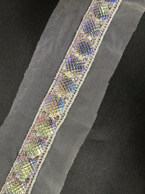 Garniture de robe irisée et nacrée - TR/413
