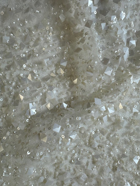 Dentelle à paillettes ivoire - Thelma