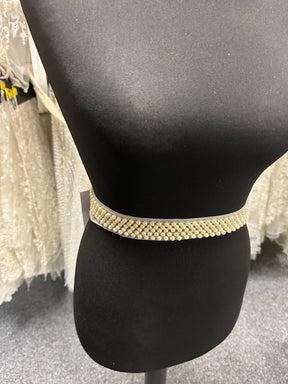 Garniture de robe en perles de champagne - Transform
