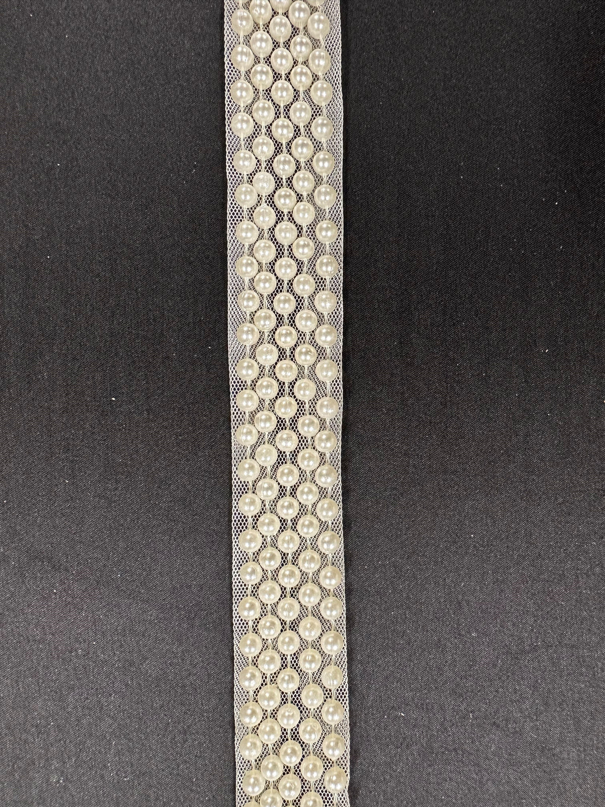 Garniture de robe en perles ivoire - TR/ 2915