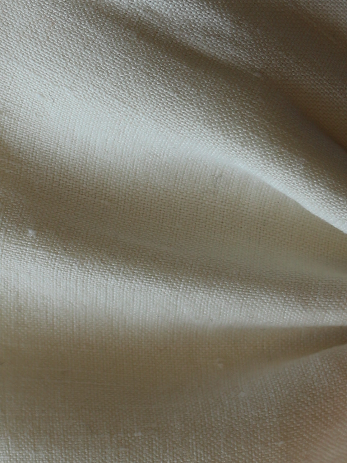 Tissu ivoire soie et lin (112cm) - Triumph