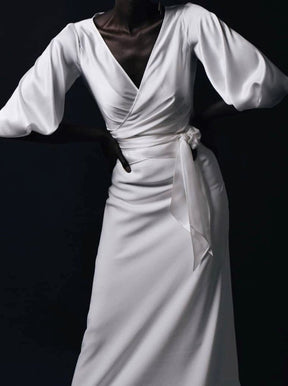 Satin tri-acétate ivoire - Truth