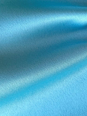 Satin de polyester turquoise - Moldavie