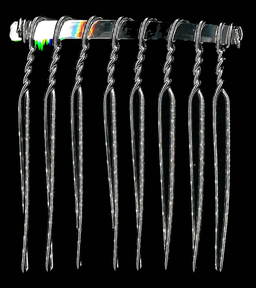 Silver Veil Combs - VC0003
