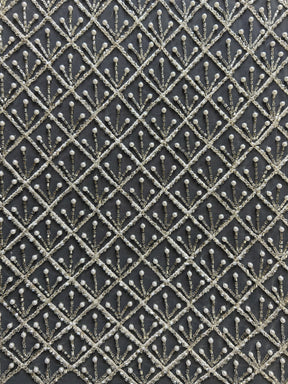 Dentelle Perlée Ivoire Pâle - Vivienne