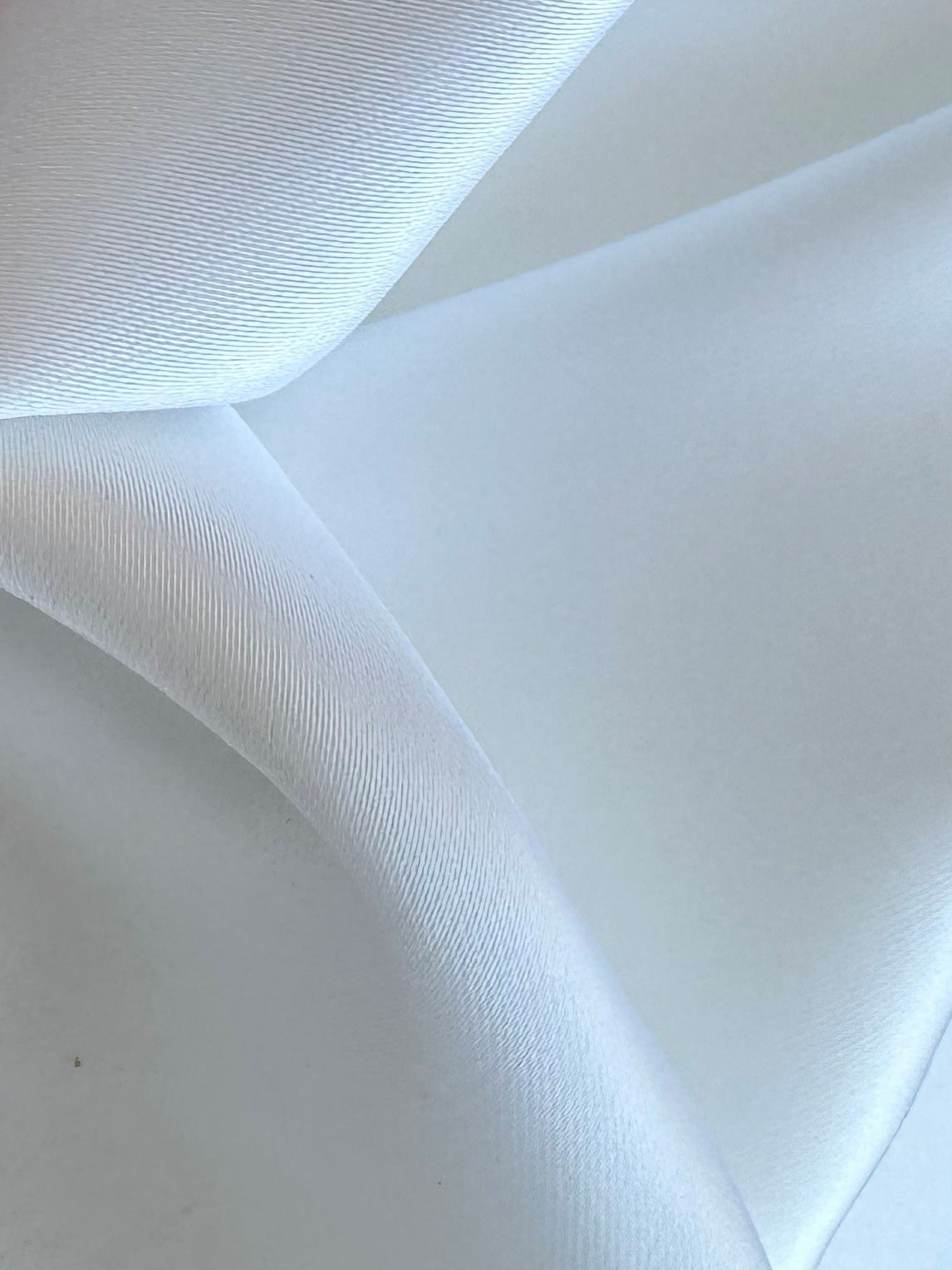 Satin Stretch Polyester Blanc - Sentinelle