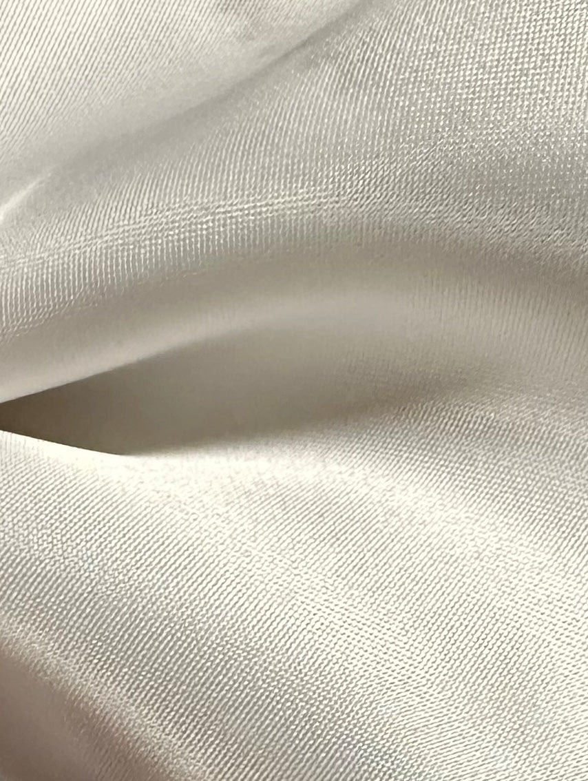 White Acetate Lining Fabric - Tuscany
