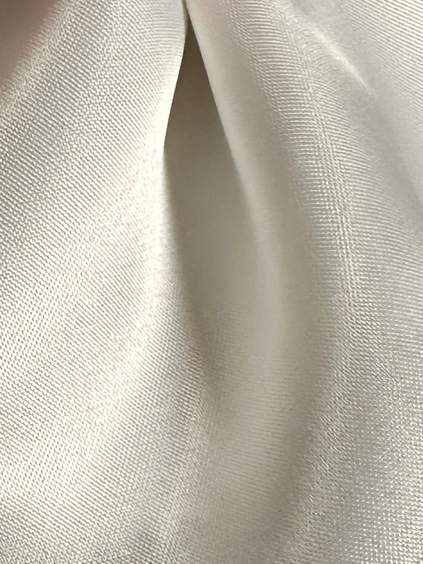 White Acetate Lining Fabric - Tuscany