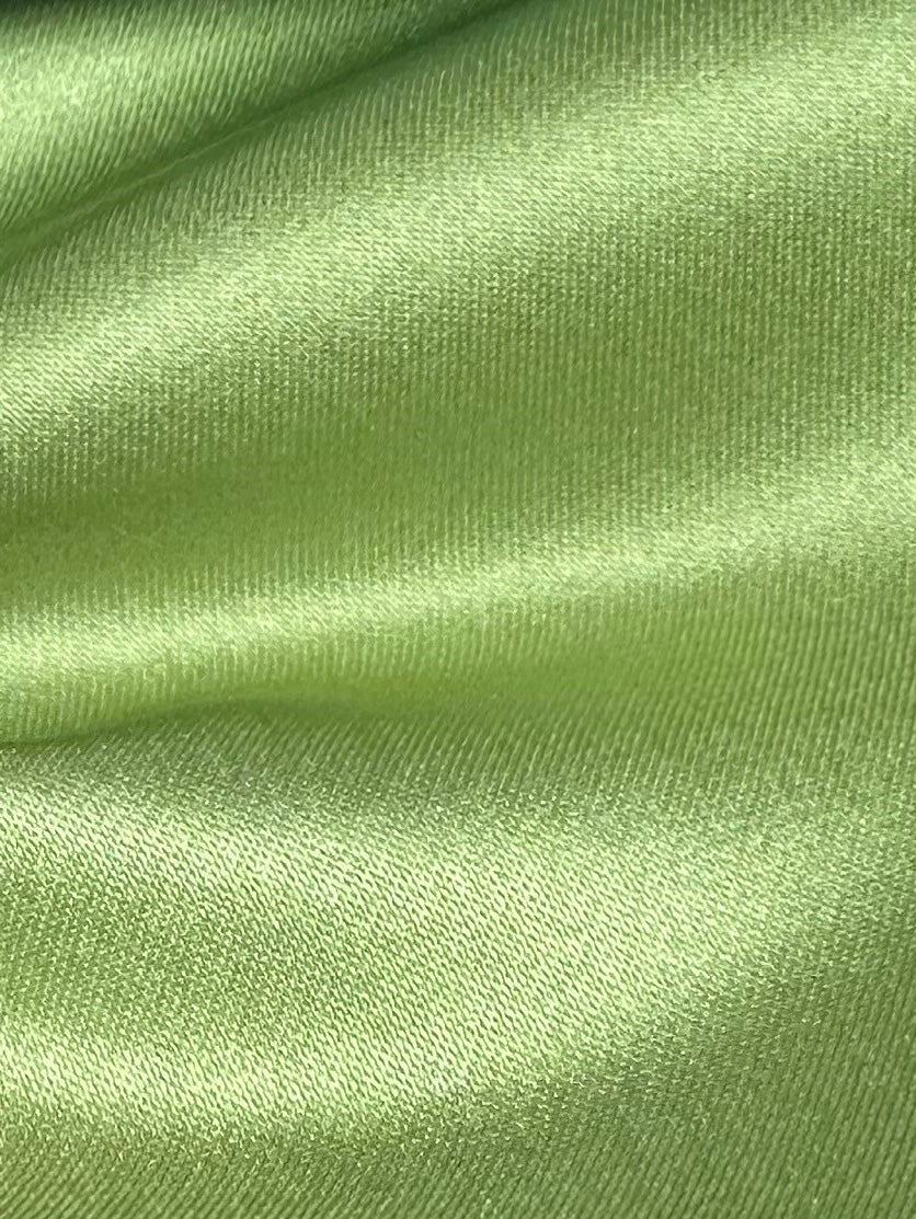 Satin de polyester vert saule - Canada